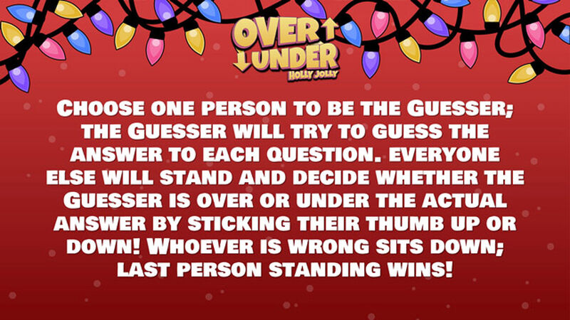 Over Under Holly Jolly